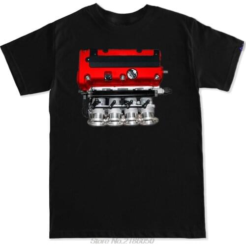 K20 Itb Rbc Manifold Jdm Integra Civic Type R Red Valve Cover Rsx Euro R T Shirt Men Cotton T-shirt Funny Tees Tops