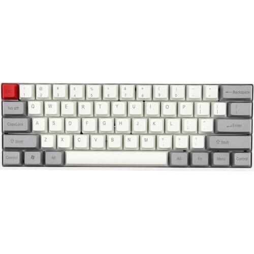 Zealer PBT Keycaps OEM Profile Top/Side/Blank Printed Mechanical Keyboard Keycap 108 Keys Compatible with MX GK61/87