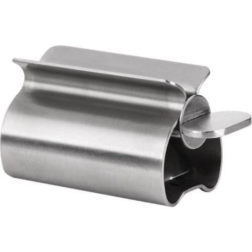 Stainless Steel Rolling Tube Toothpaste Squeezer Dispenser Wringer Easy Squeeze
