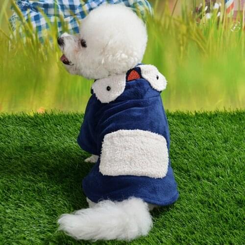 Puppy Clothes Penguin Baby Pet Clothes Dog Schnauzer Teddy Bichon Pomeranian Clothes Cat Warm Plus Velvet Dog Clothes