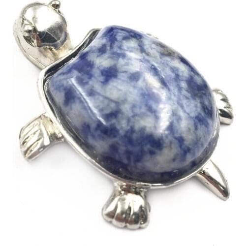 Charms Pendant for Jewelry Making Natural Dalmation Sandstone Opal Stone Pendants DIY Necklace Bracelet Tortoise Accessory A206