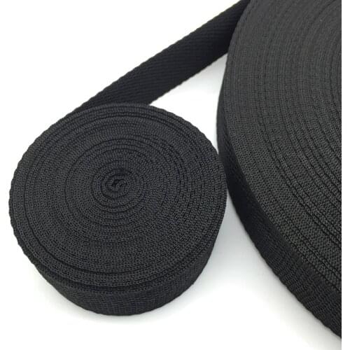 10mm 15mm 20mm 25mm 30mm 38mm 50mm Wide 10 Yards Length Strap Nylon Webbing Knapsack Strapping Bags Crafts