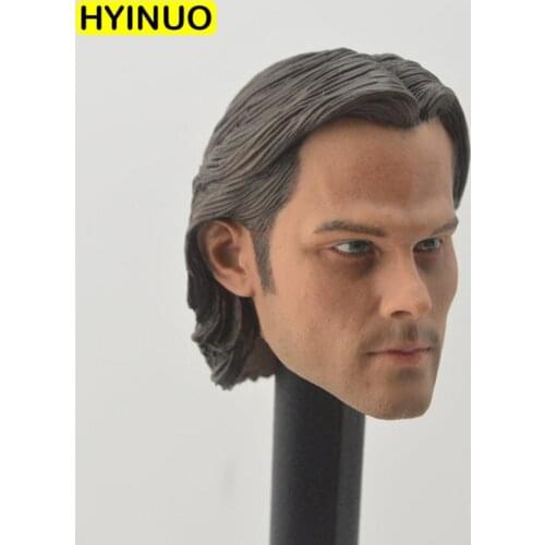 1/6 Scale Winchester SUPERNATURAL Jared Padalecki Leading the male man boy head carving head gear for 12" Action Figure Body