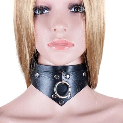 Sexy Games Toys Bondage Restraint Erotic Neck Collar Fetish Sex Adult Collars With Padlock Sex Toys For Couple Adult Products