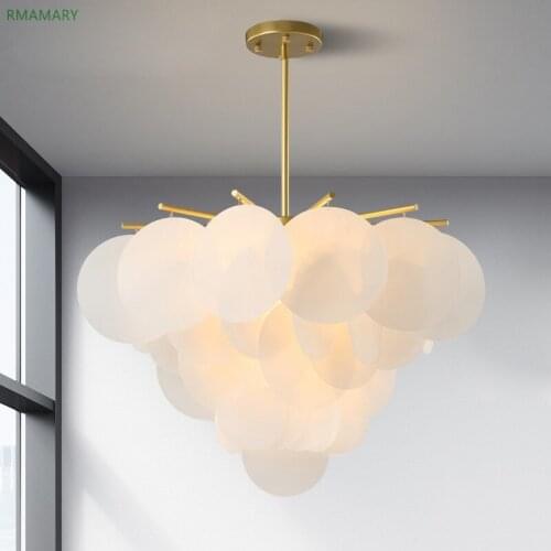 Nordic postmodern LED light personality acrylic pendant light living room bedroom restaurant pendant lamp 110-220V