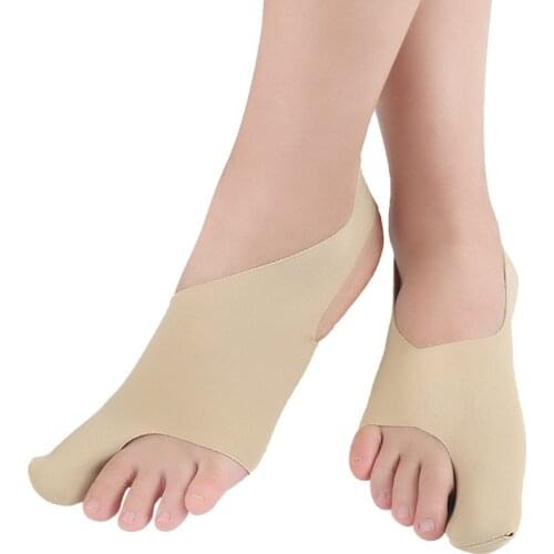 1 Pair Toe Thumb Straightener Toe Separator Valgus Bunion Corrector Exercise Toe Appliance one-Piece Hallux Valgus Protector