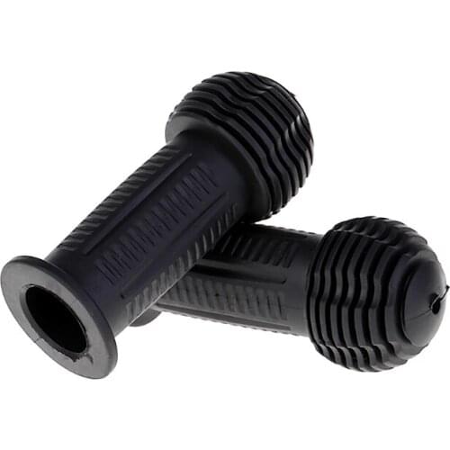 1 Pair Bicycle Grips Children Bike Tricycle Scooter Non Slip Rubber Handle Black Whosale&Dropship