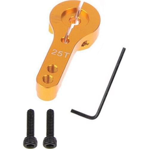 1PC 25T Aluminum Servo Horn Steering Arms For Standard & High Torque Servo Motors Parts RC Car Airplane Boat