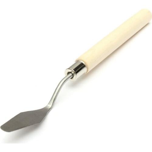 Stainless Steel Oil Knives Artist Crafts Spatula Palette Knife For Oil Painting Art Supplies 1PC