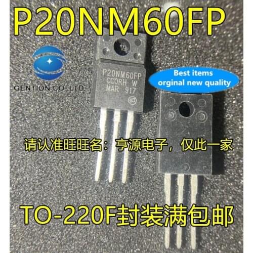 10PCS STP20NM60FP P20NM60FP the TO-220-f field effect tube IC encapsulation/bunt in stock 100% new and original