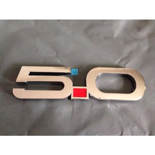 2017 chrome red Mustang GT 5.0 Fender Emblem Logo - 20 pcs