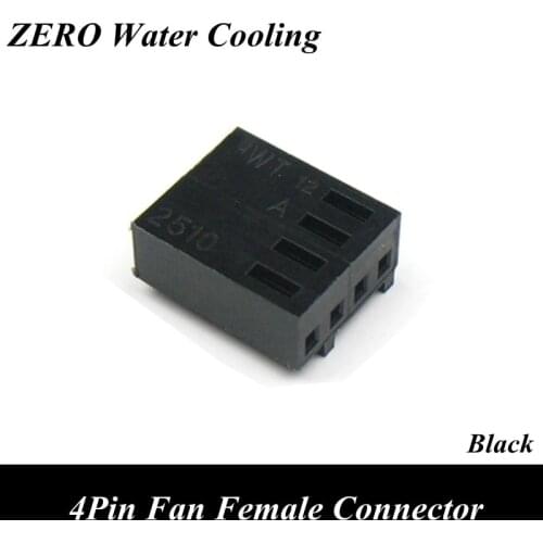 2510 4Pin Fan Female Connector with 5pcs Free Terminal Pins