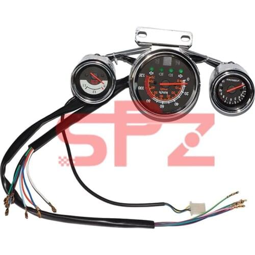 ATV accessories inverted three-wheeled meter speed fuel quantity speed gear display big 3 meter retro modification