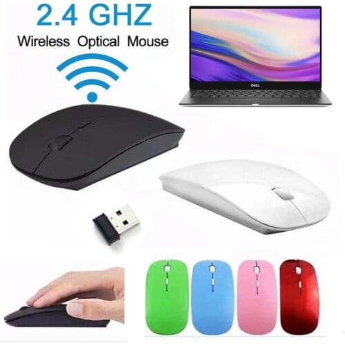 Wireless Mouse Computer Bluetooth-compatible Mouse Silent PC Mouse Ultra-thin Ergonomic Mouse 2.4Ghz USB Optical Mice For Laptop