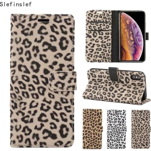 Case For iPhone 11 12 Pro Max Mini 6S 8 Plus 7 X XS XR 6 S SE 2020 Leather Leopard Flip Book Cover Luxury Wallet Phone Case