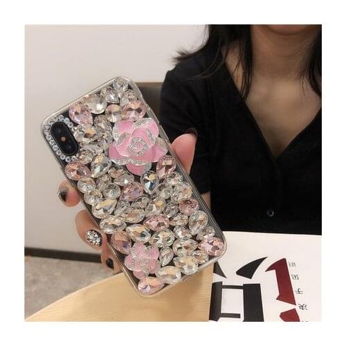 Luxury 3D Diamond Case Rhinestone Bling Phone Cover Crystal funda coque for Samsung A9 A8 A6 PLUS A5 A7 2017 A50 A60 A70 A80 A90