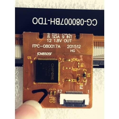 Black P/N FPC-080017A / FPC-101050A Capacitive touch screen panel repair replacement spare parts free shipping