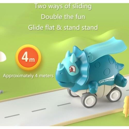 Dinosaur Toys Car for Boys Push and Go Toys Car for Kids and Toddlers Pull Back Vehicles Dinosaur Roadster Party Favors