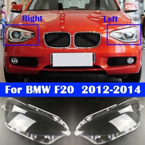 For BMW 1 Seriers F20 2012-2014 Car Headlight Lens Cover Glass Lens Case Shell Auto Caps Housing Light Lamp 116i 118i 120i