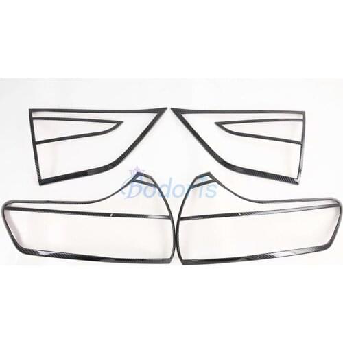 For Toyota Sienna 2015 2016 2017 2018 2019 2020 Carbon Fiber Color Fuel Tank Cover Gas Box Cap Panel Sticker Car Accessories