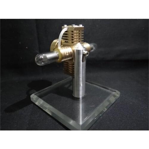 Double cylinder Stiling Engine model Internal Combustion Engine Miniature Generator Steam Engine Model