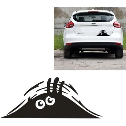 Hot Coolest Car Sticker Funny Creative 3D Big Eyes Car Decal Sticker Peeking Monster Auto Products Car 8*20CM