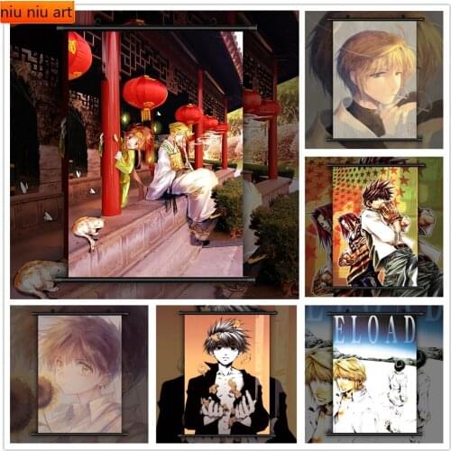 Canvas Painting Saiyuki Genjyo Sanzo Son Goku Anime Manga Wall Art Anime Poster Decoration Picture Bedroom Home Decoration