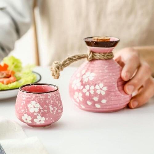Ceramic Shot Glass Cup Beer Mug Wine Glass Mug Whisky Vodka Liquor Sake Cup Wine Bottle Decanter Bar Home Japanese Style
