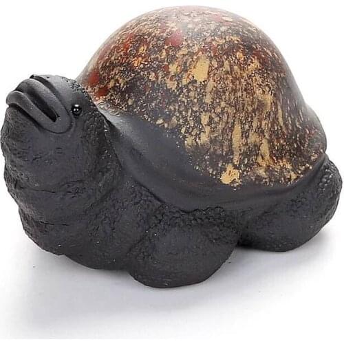 Ceramic tea pets, exquisite lucky ornaments, long-lived turtles can raise tea and play Kung Fu tea cover
