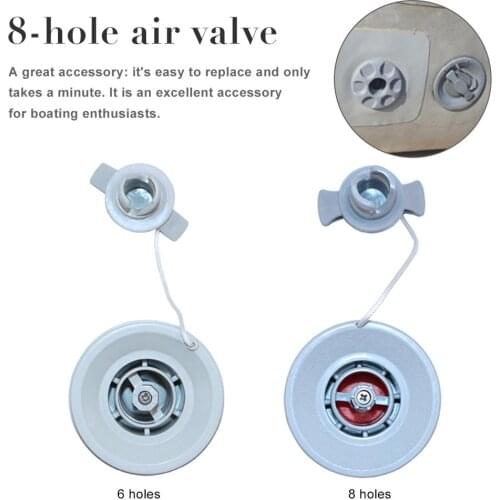 8 holes Inflatable Boat Raft Dinghy Kayak Canoe Accessory Air Valve Adapter Cap PVC valve inflatable boat dinghy kayak