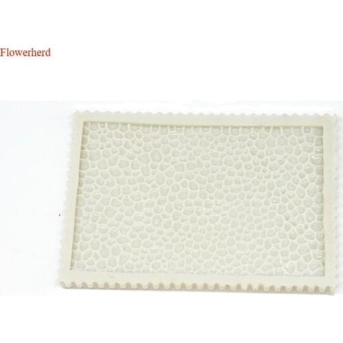 New Ceramic Tile Jewelry Crystal Lace Mat Fondant Cake Silicone Mold Cake Decorating Tools Birthday Wedding Decoration