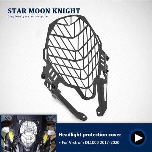 For SUZUKI V-strom DL1000 V-STROM 1000 2017 2018 2019 Motorcycle Headlight Head Light Guard Protector Cover Protection Grill