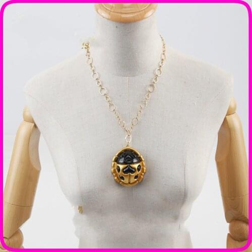JoJos Bizarre Adventure Giorno Giovanna Ladybug Necklace Jewelry Gift Halloween Carnival Cosplay Costume Accessories