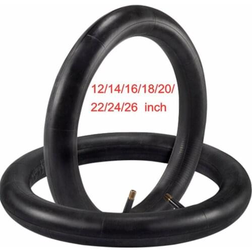 Bicycle Bike Tire 12/14/16/18/20/24/26 inch Inner Tubes Tyres 1.75/2.125 inch width Bike Cycling Tire Rubber Tube
