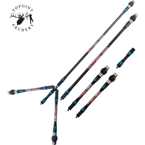 1 Set Archery 3k Carbon Fiber Balance Bar Stabilizer Fit For Compound Bow 4 Color Balance Rod Hunting Shooting Accessories