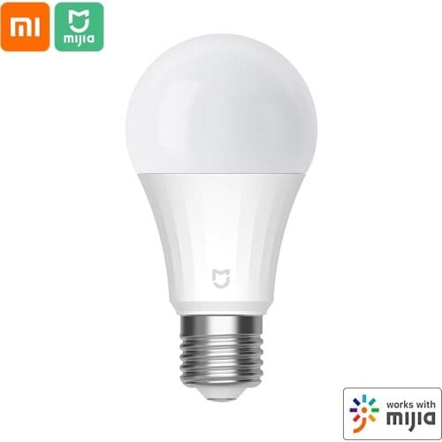 Xiaomi MIJIA Smart LED Bulb BT MESH Version E27 LED Light Bulb 5W 2700k- 6500K Adjustable Brightness Smart White LED Bulb