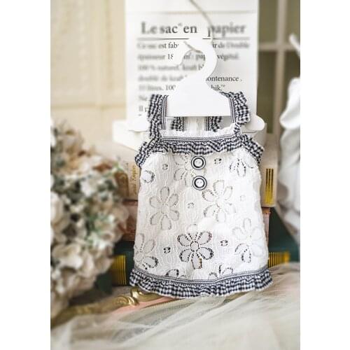 Spring/Summer New Lace Camisole Teddy Dog Clothes Princess Marzis Princess Cat Dress Dog Clothes Yorkie Dresses for Dog