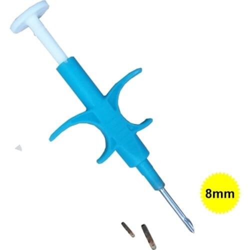 X10pcs 1.4x8 mm animal syringe high quality 134.2khz RFID injector PIT tag cat dog microchip ISO11784/5 FDX-B ferret id chip