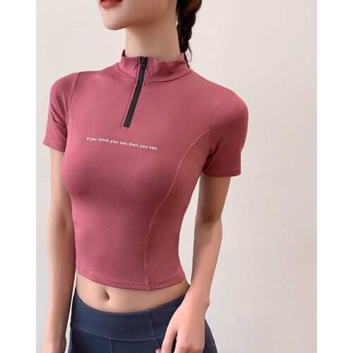 Women Fitness Tops Workout Training Exercise Gym T Shirts Female Sport T-shirt Bodybuilding Yoga Running Short Sleeve Tees D058