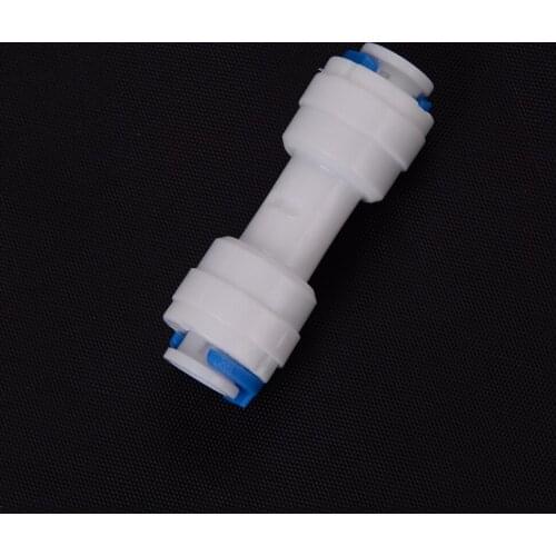 1/4" Tube Quick Pushfit Fitting Connection Aquarium RO Water Filter Reverse Osmosis System 1PCS