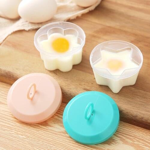 4PCS Egg Boiler Mold Egg Poachers Cups Food-Grade with Brush Fancy Egg Cooker
