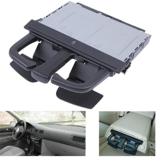Foldable Car Cup Holder In-Dash Beverage Drink Bottle Stand Bracket For VW Golf 4 Bora Audi A4L A5 Q5 A7 Q7 MAGOTAN MK4