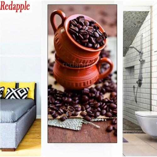 Large Diamond Painting Coffee Cup Diamond Mosaic Coffee beans Cross Stitch Picture Of Rhinestoneds Home Decoration Craft Kit art
