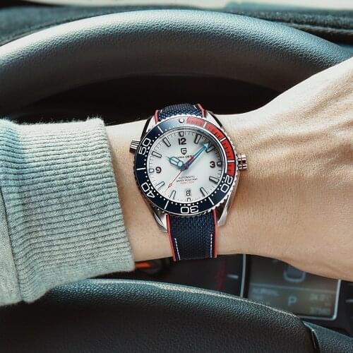 PAGANI DESIGN Men Mechanical Watches Luxury Sports Watch Men Stainless Steel 200M Waterproof Wrist watch relogio masculino