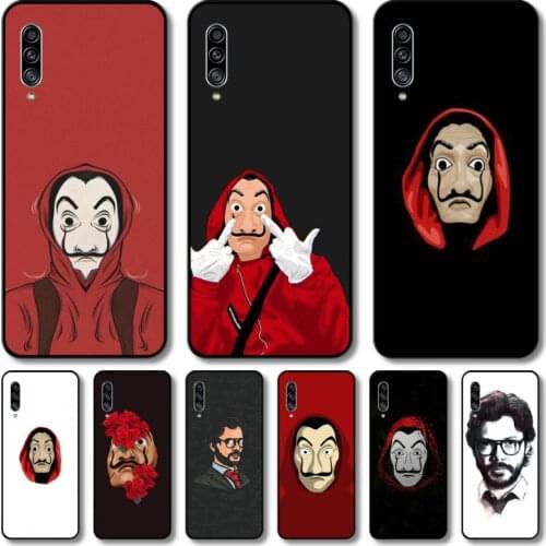 Spain money heist Phone Case Hull For Samsung Galaxy M 10 20 21 31 30 60S 31S Black Shell Art Cell Cover TPU