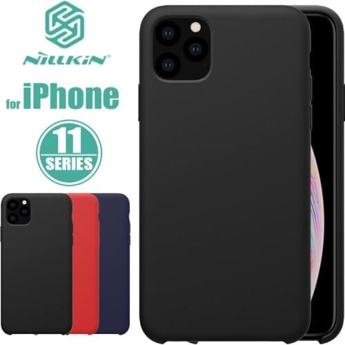 For iPhone 11 Pro Max Case Nillkin Luxury Flex Pure Silicone Case Back Cover for iPhone 11 Pro Max Nilkin Soft Touch Phone Case