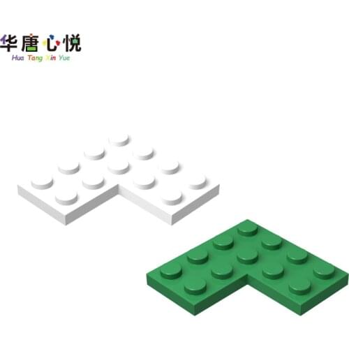 20PCS/Set 2639 MOC 4x4 Corner Plate Bricks Assembles Accessories Parts Building Blocks Toys for Children Kids Gifts