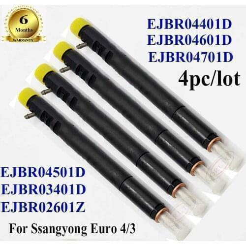 ORLTL EJBR03301D EJBR04501D EJBR02601Z EJBR04701D EJBR04601D Diesel Fuel Injector EJBR04401D For SSANGYONG Euro 3/4 4PC/Lot