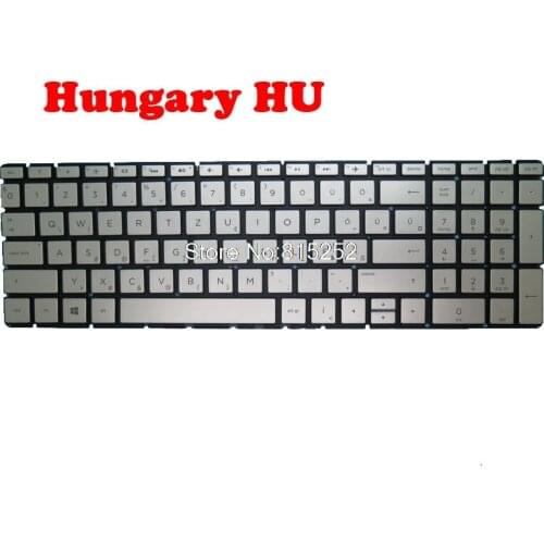 Laptop Keyboard For HP 15-BS000 silver with backlight Without Frame Hungary HU/Italian IT/Korean KR/Latin America LA/Nordic NE