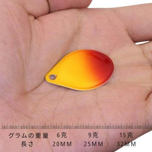 Metal Spoon Fishing lure Sequin Noise DIY Fishing bait Accessories 20PCS